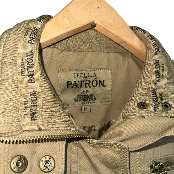 Tequila Patrón Cotton Military Jacket in Tan M - Picture 4 of 9